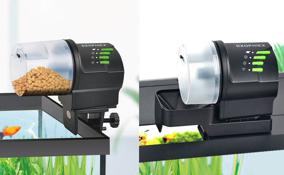 dfo fish accessories WiFi Fish Feeder Automatic Fish Feeder Automatic Dispenser Vacation Fi – DXOPHIEX