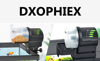 Automatic Fish Feeder Food Dispenser Vacation Fish Feeder Powered by Battery and USB for Fish Tank Aquarium and Turtle Tank